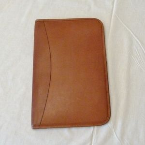 Levenger Folio Tan Leather NWOB